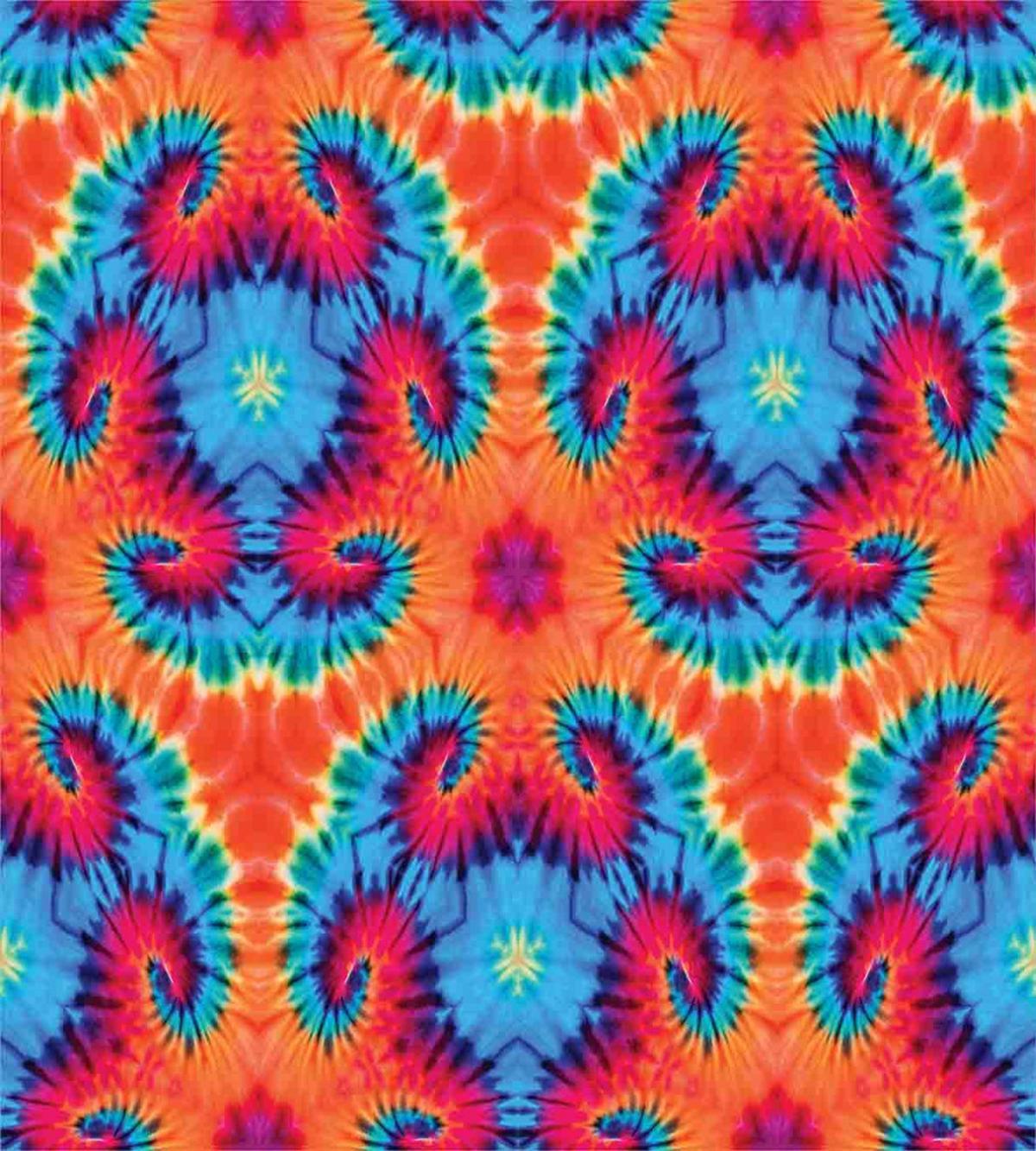 Orange and Blue Motif Colorful — Pattern