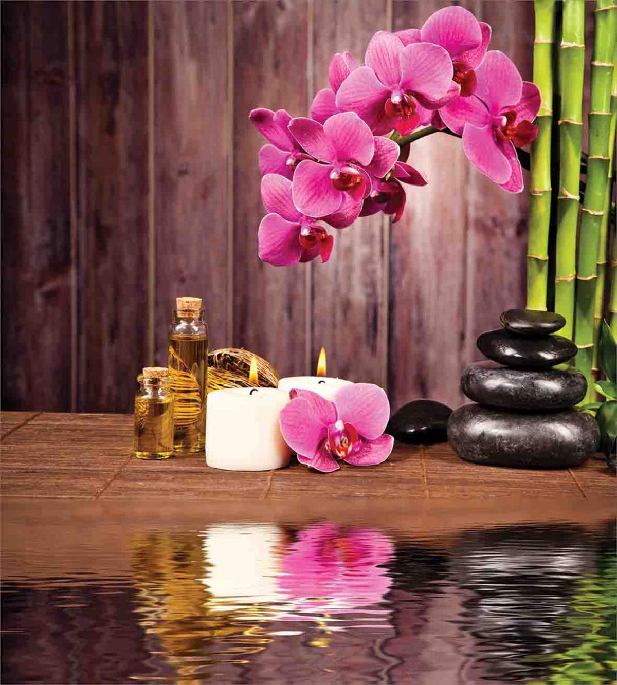 Spa Relax Candle Blossom — Pattern