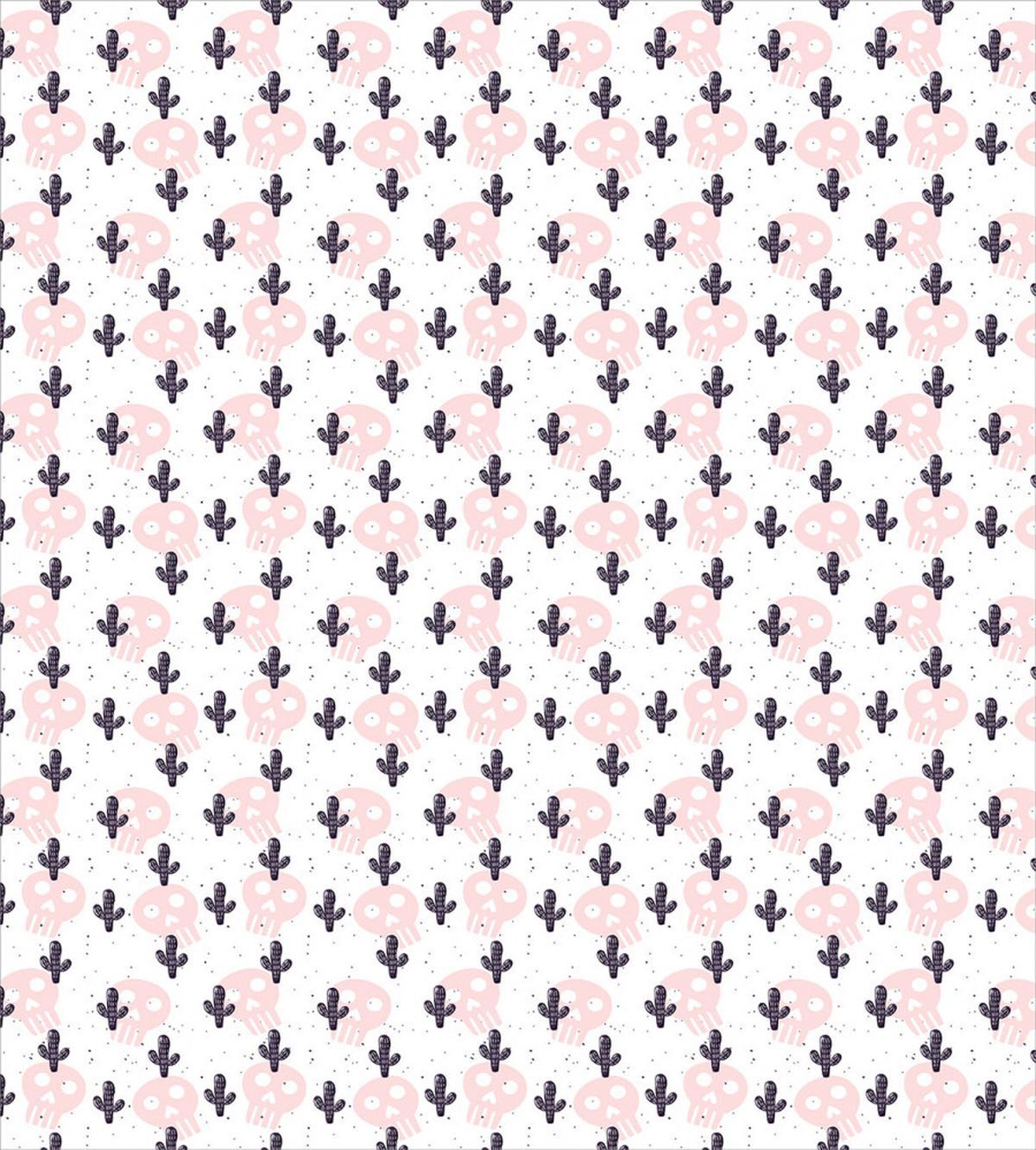 Skulls and Cactus Art — Pattern