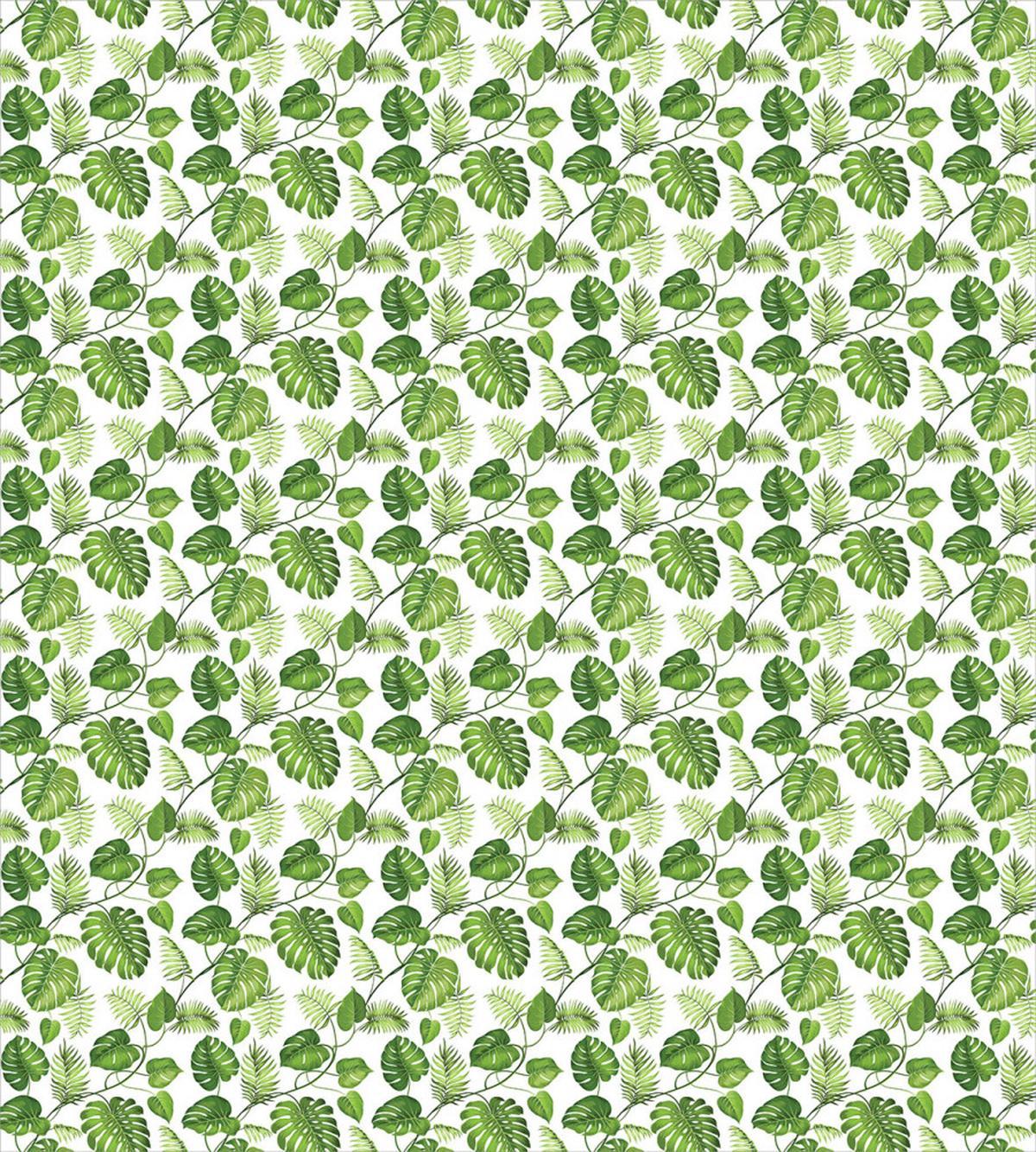 Monstera and Fern Foliage — Pattern