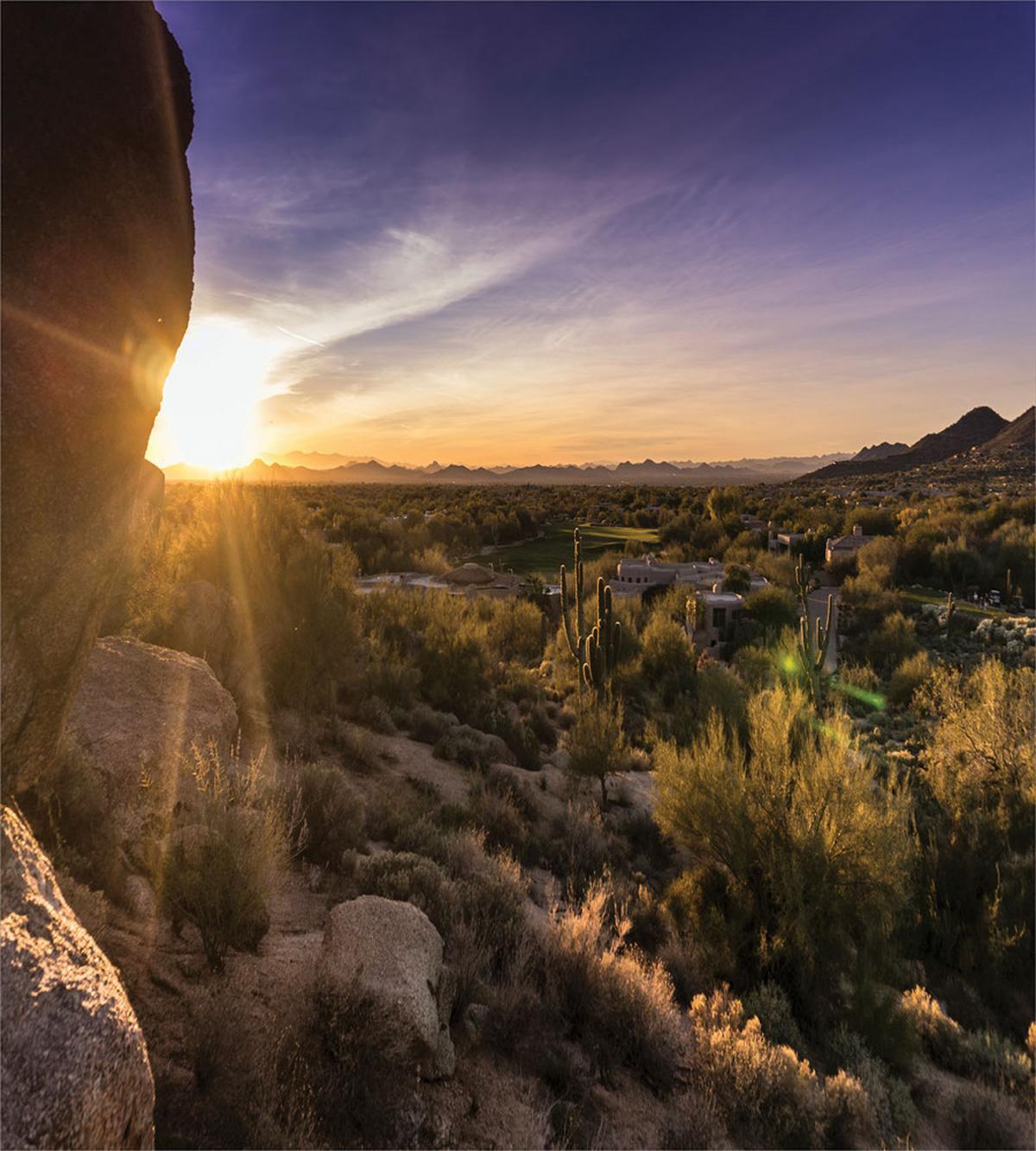 Scenic Sunrise Sandstones — Pattern
