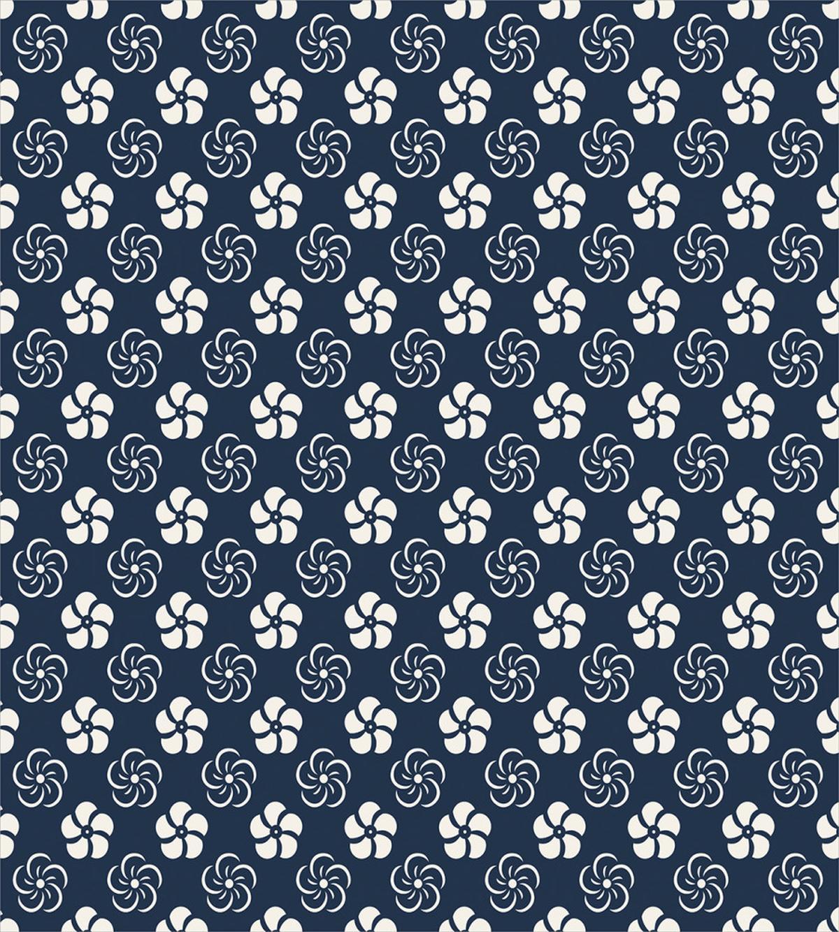 Retro Japanese Flora — Pattern