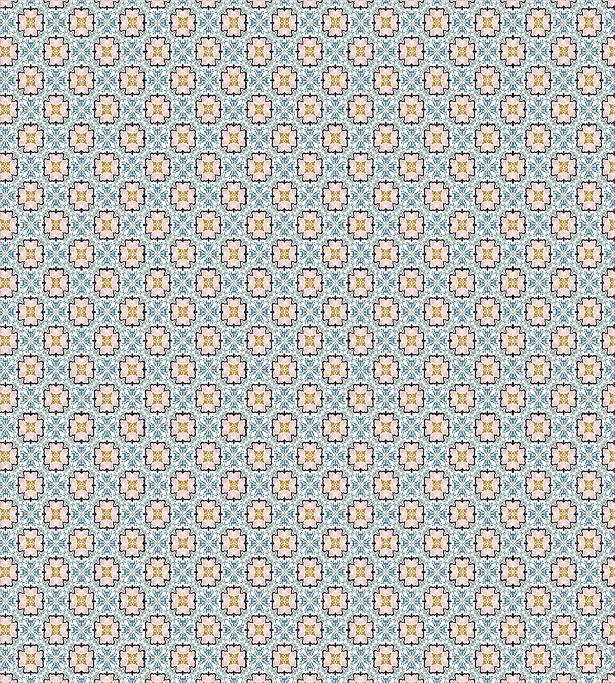 Pastel Tones Floral Art — Pattern