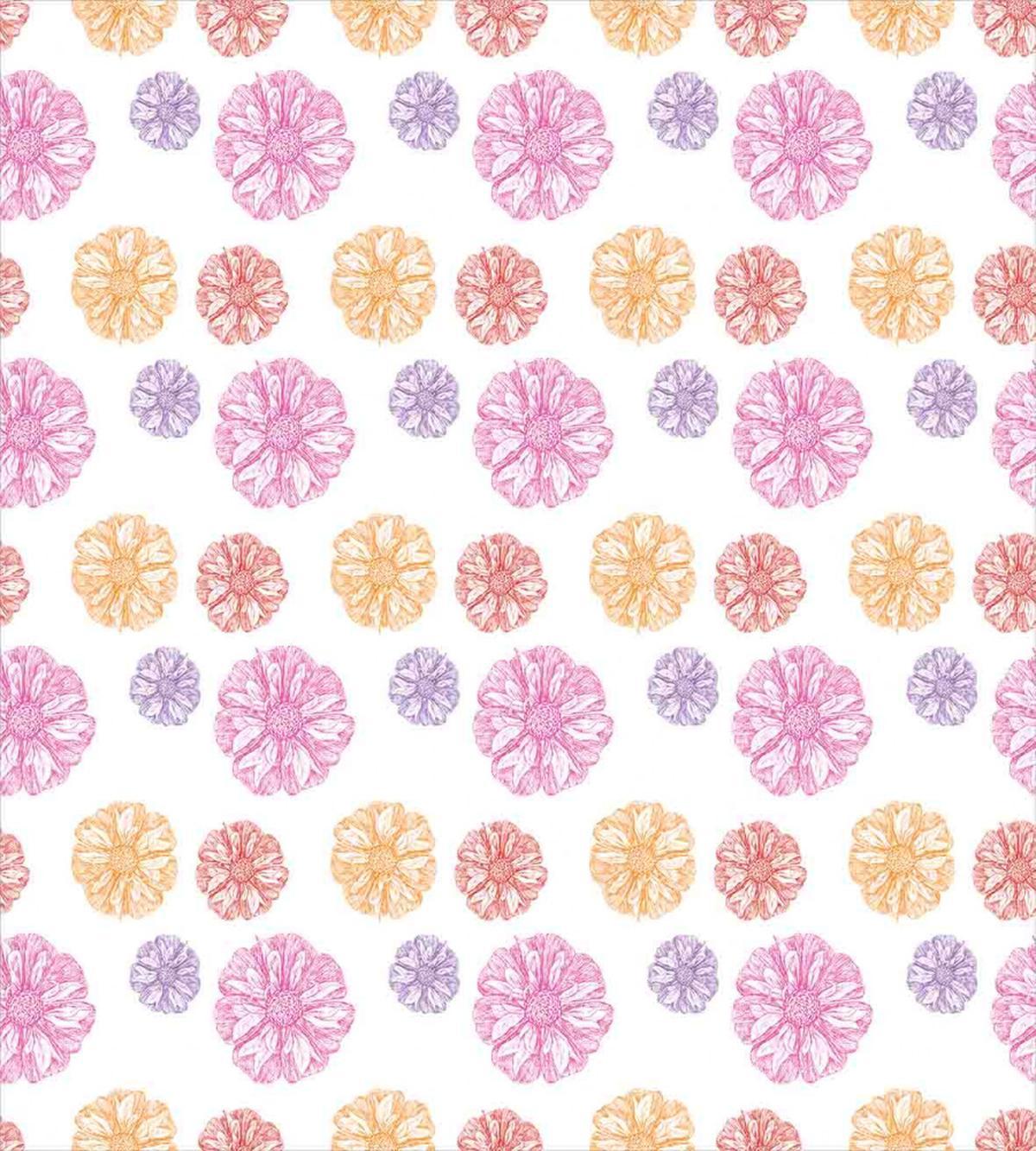 Colorful Garden Flowers — Pattern