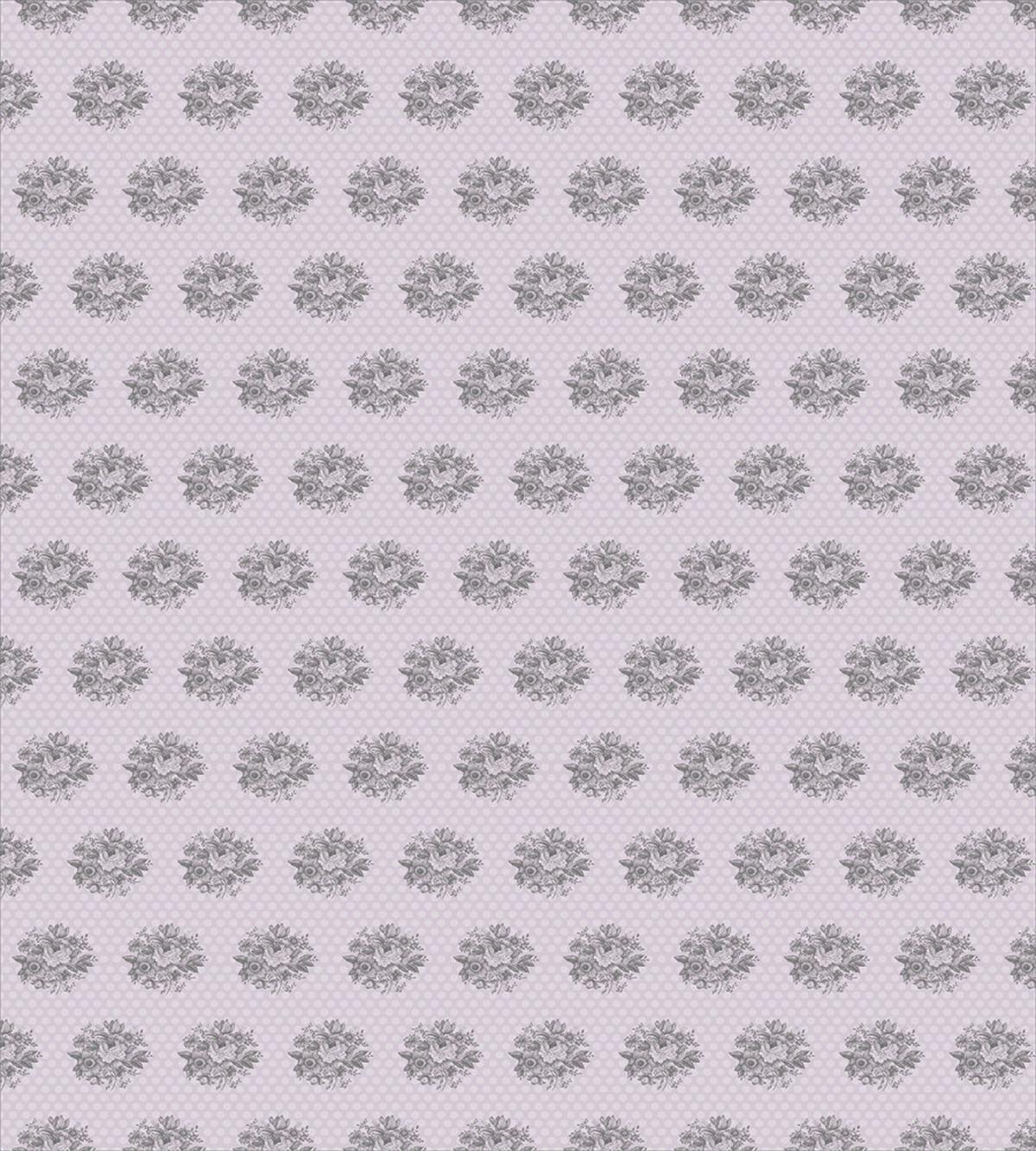 Hand Drawn Flowers and Dots — Pattern