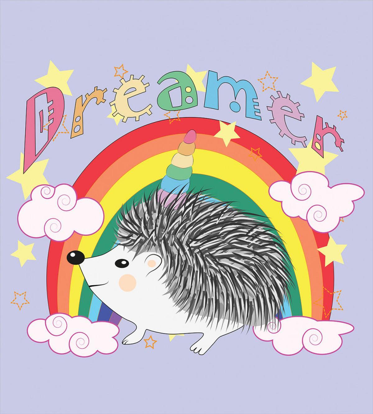 Rainbow Hedgehog Unicorn — Pattern