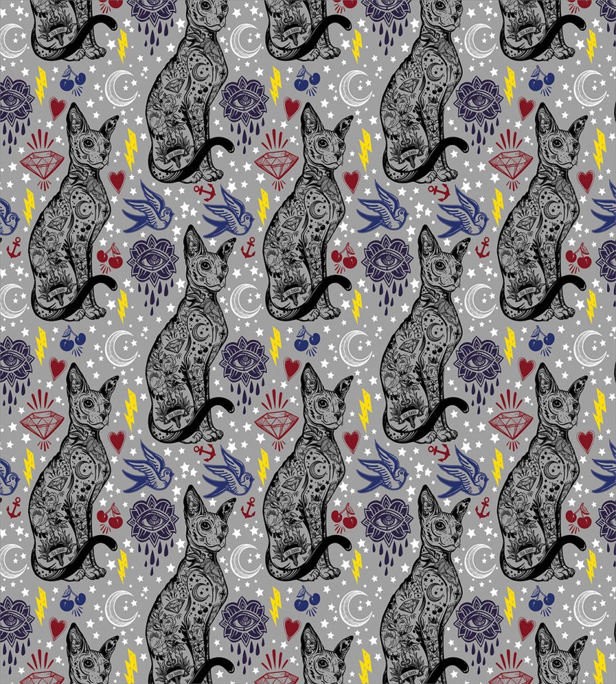 Vintage Mystical Cat — Pattern