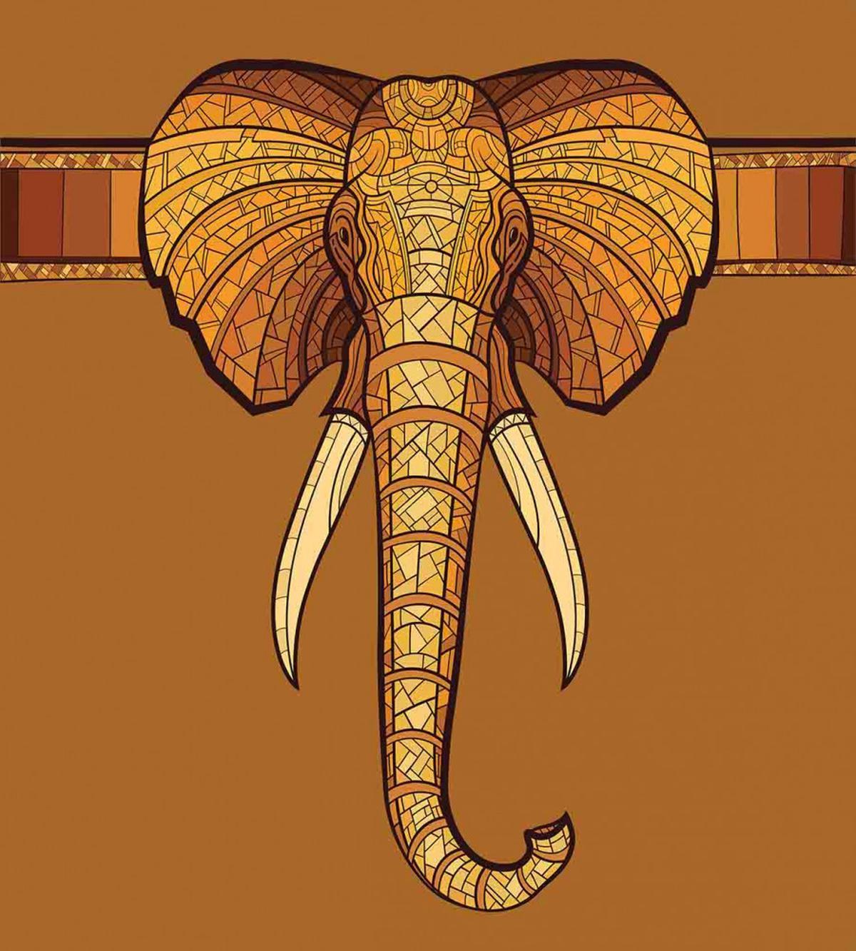 Ethnic Animal Ornament — Pattern