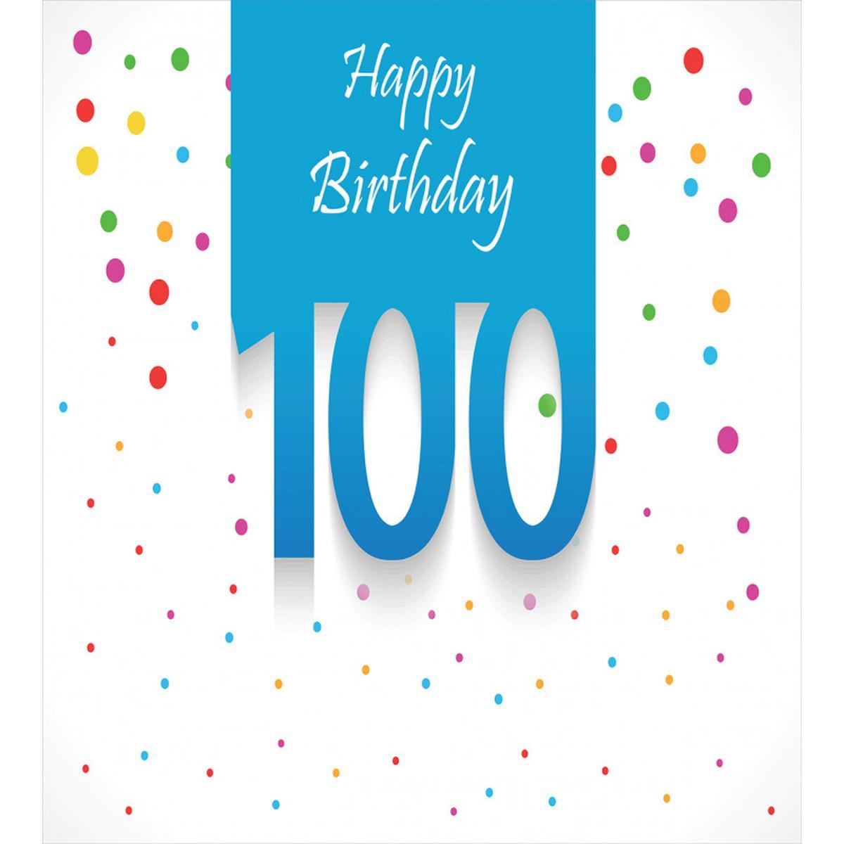 100 Years Birthday — Pattern
