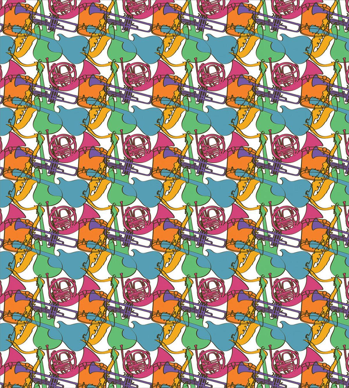 Abstract Retro Party — Pattern