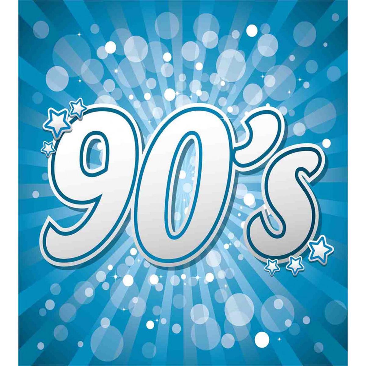 90s Pop Art Star Retro — Pattern