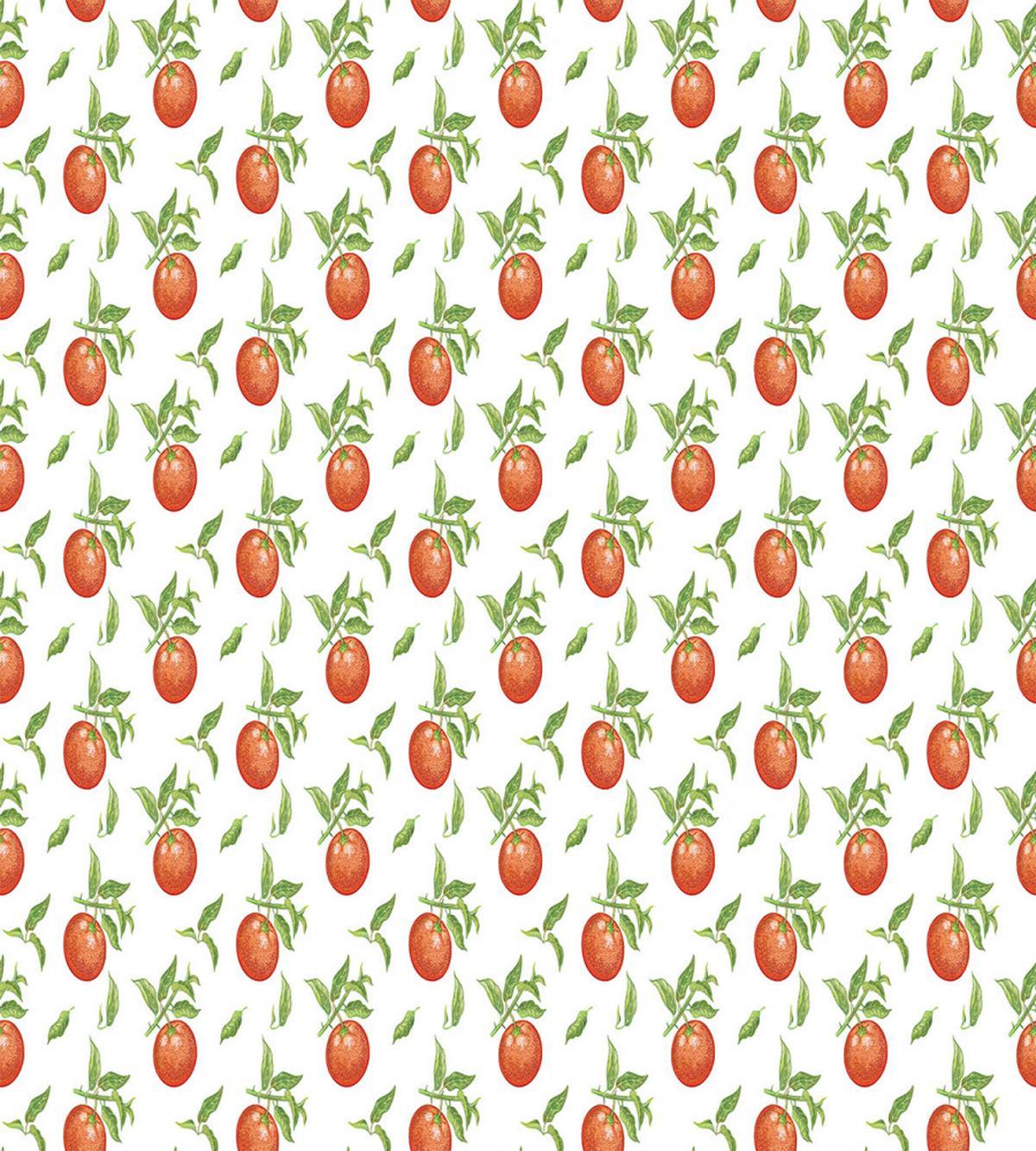 Mandarins on Leafy Branch — Pattern