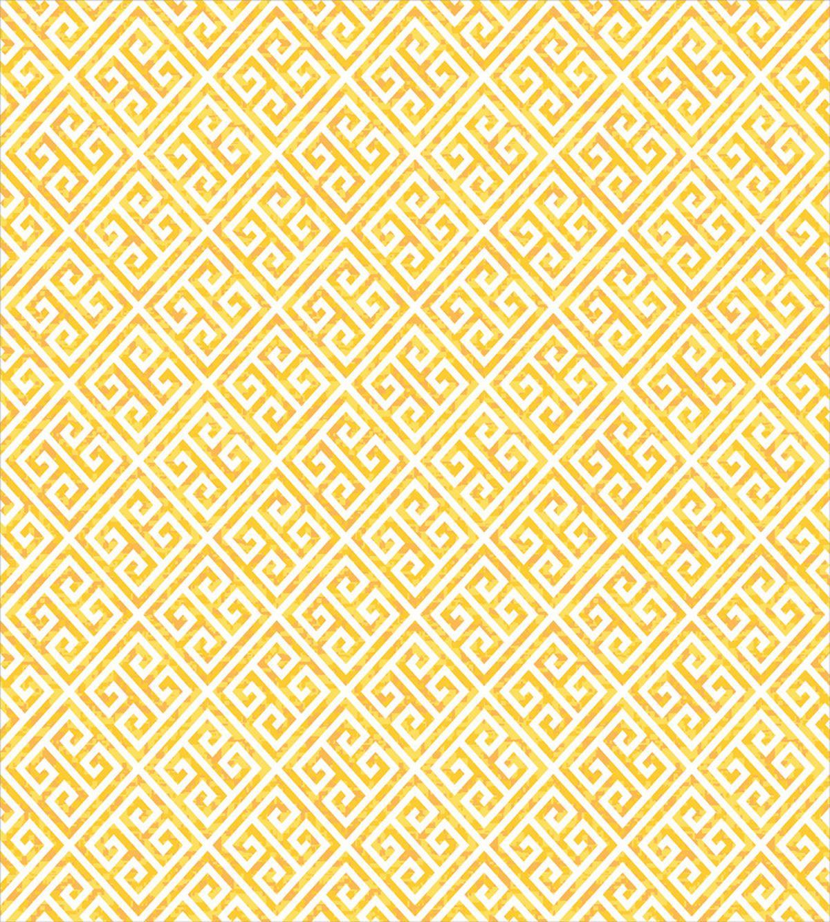 Yellow and White Maze — Pattern