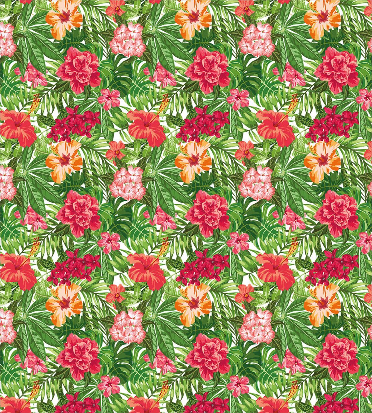 Hawaii Plumeria Hibiscus — Pattern