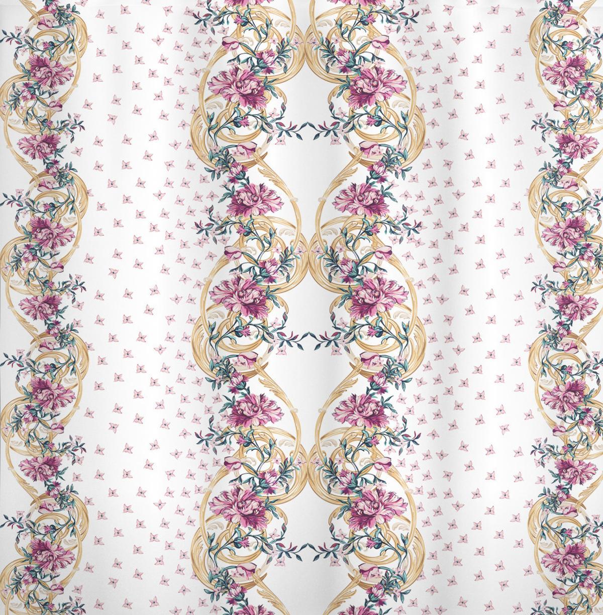Florishing Romantic Swirls Art — Pattern