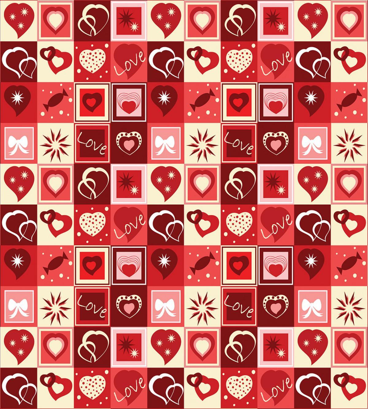 Valentines Day Theme Hearts — Pattern