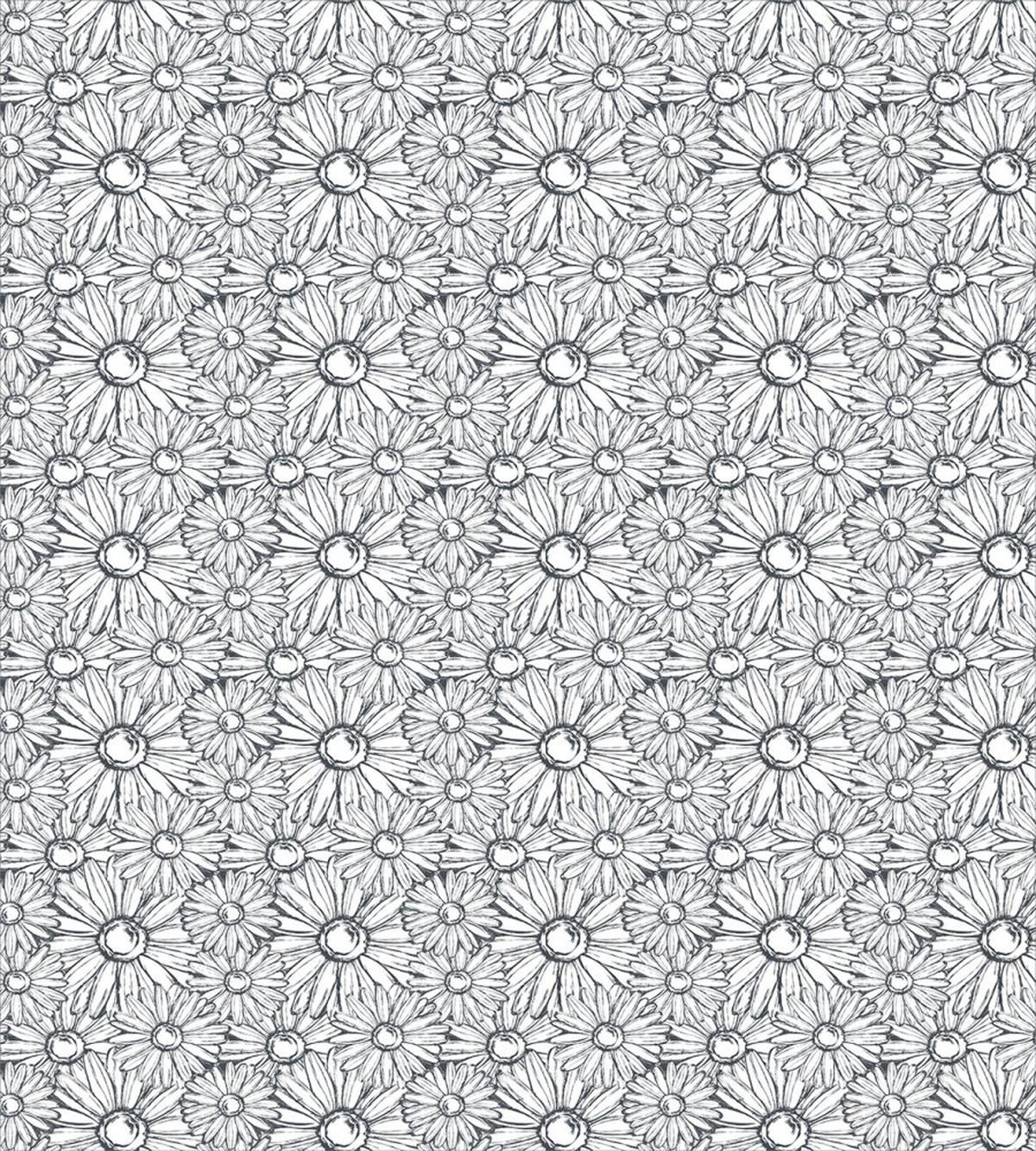 Outline Chamomiles — Pattern