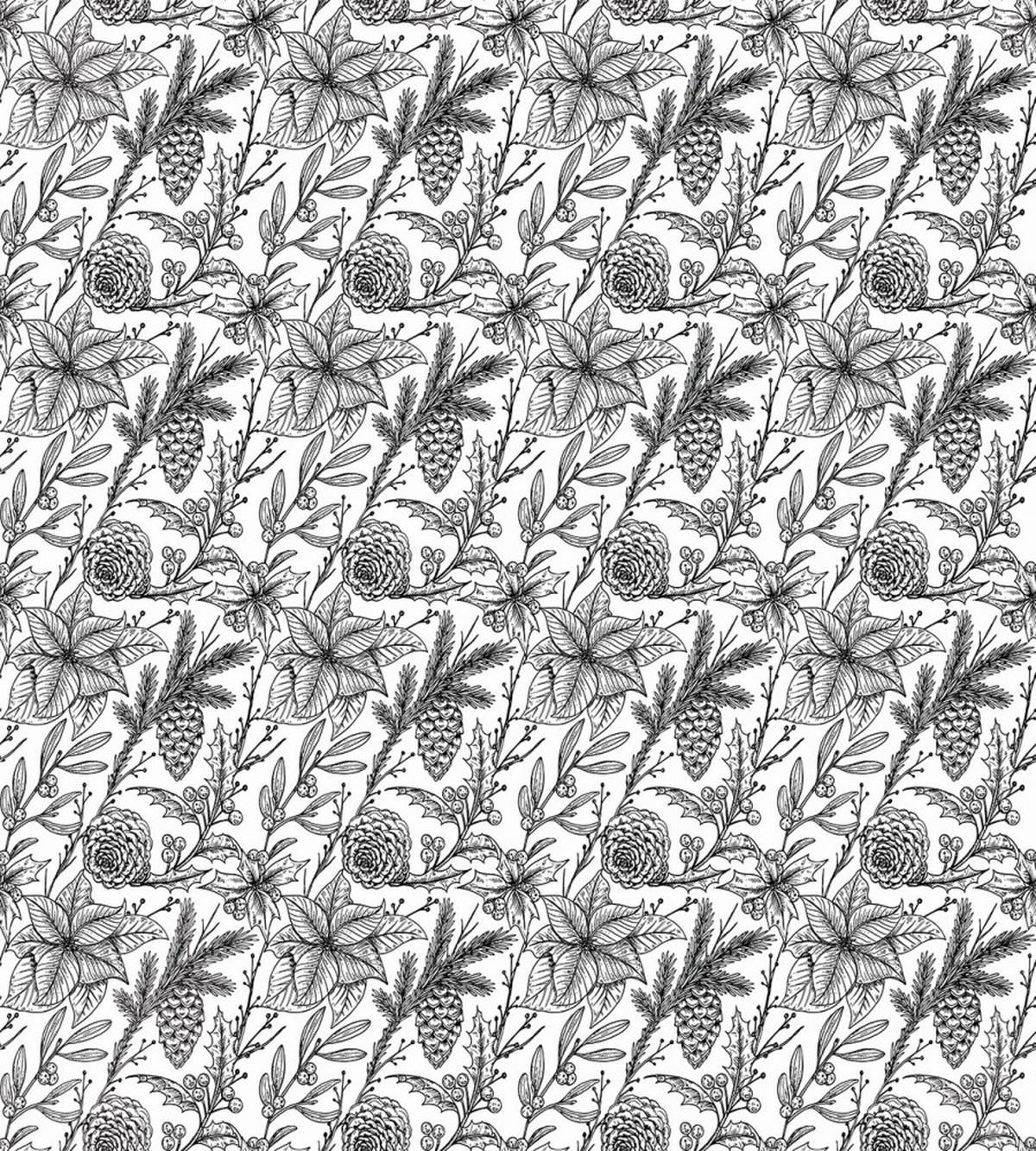 Mistletoe Dogwood Flower — Pattern