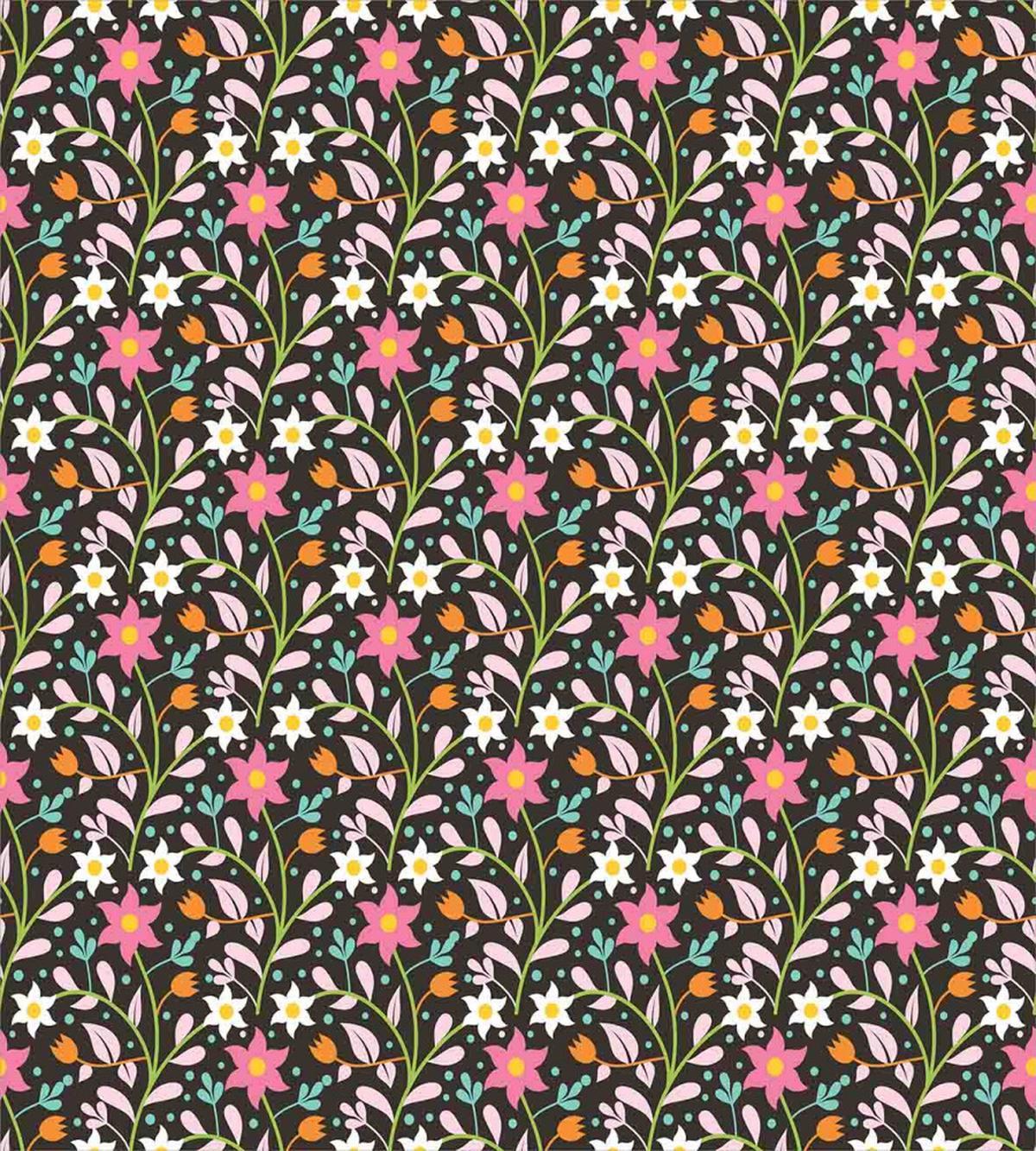 Abstract Pastel Blossoms — Pattern