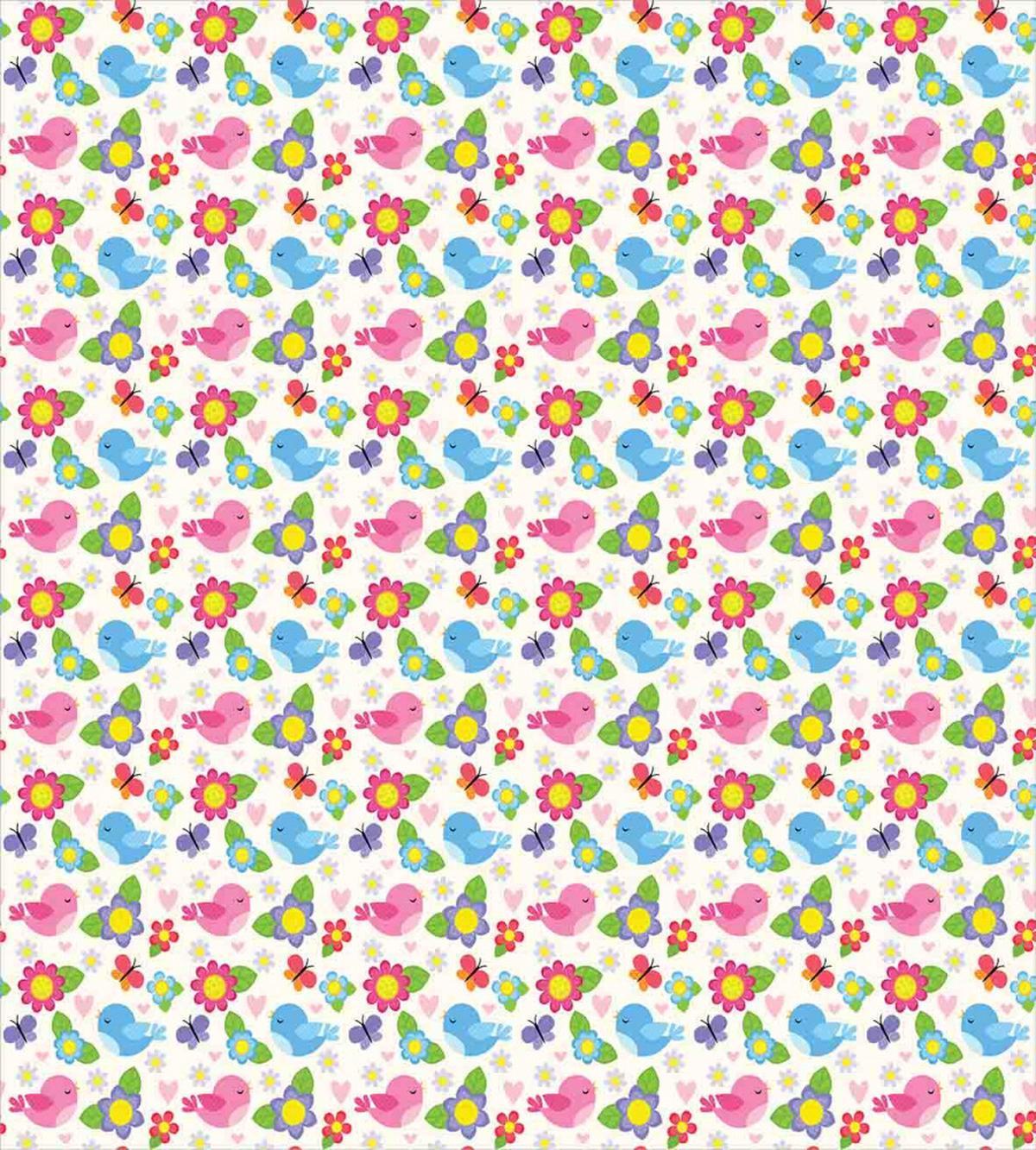 Floral Nature Birds — Pattern