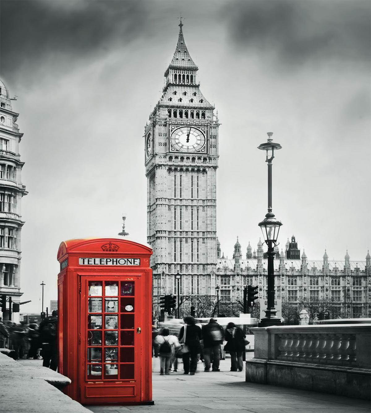 Telephone Booth Big Ben — Pattern