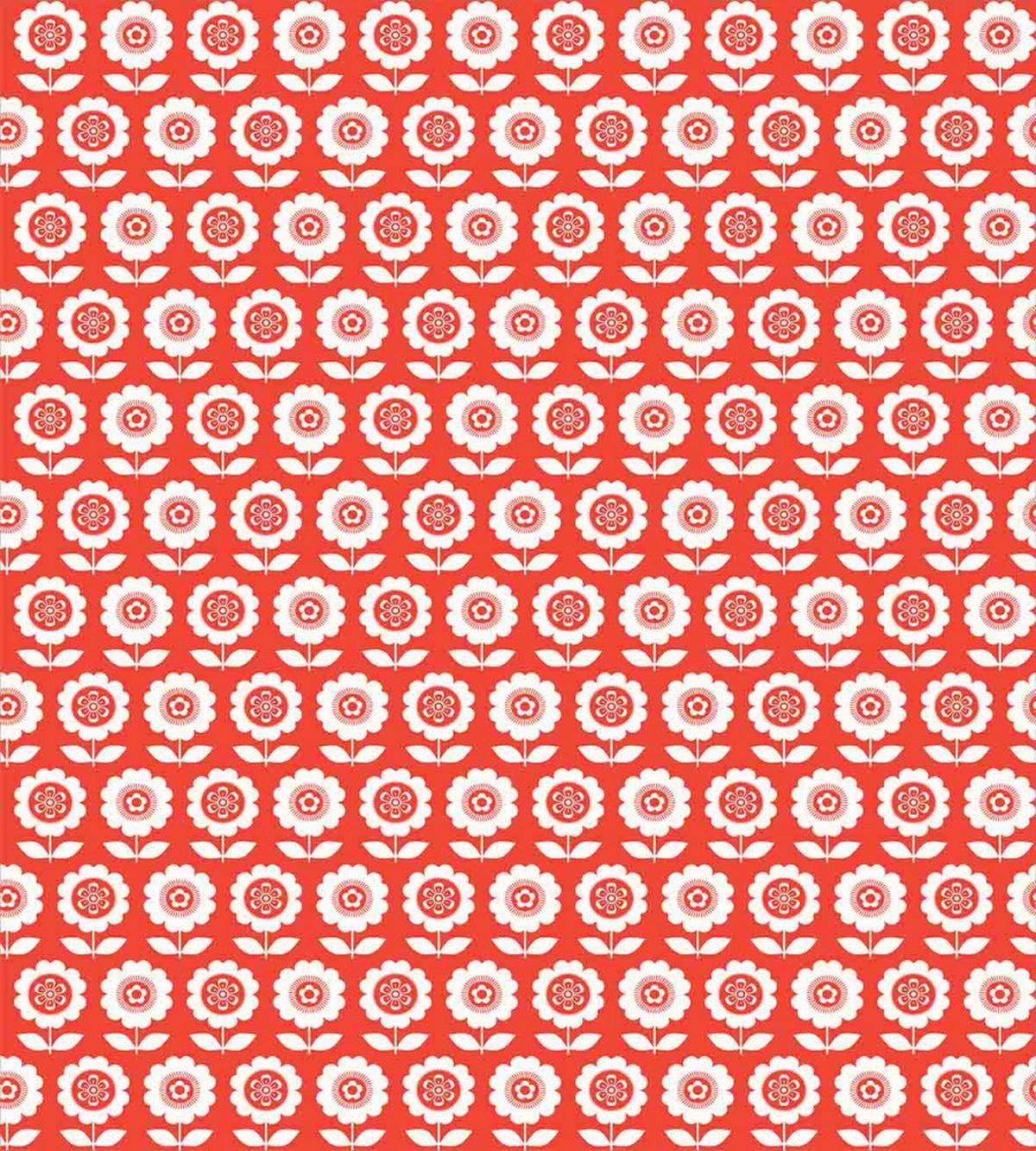 Geometric Petal and Leaf — Pattern