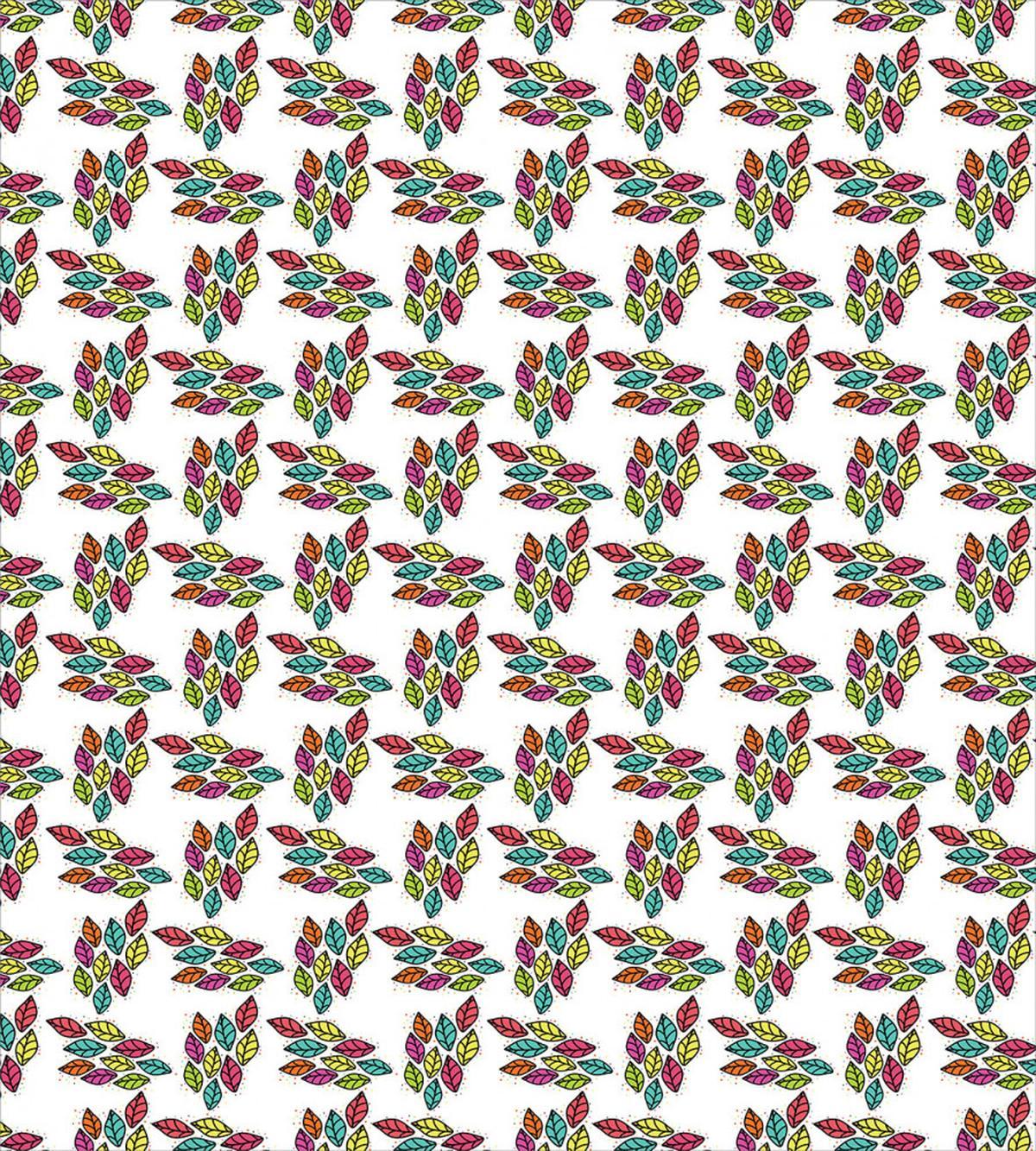 Spring Vibrant Colorful Leaves — Pattern
