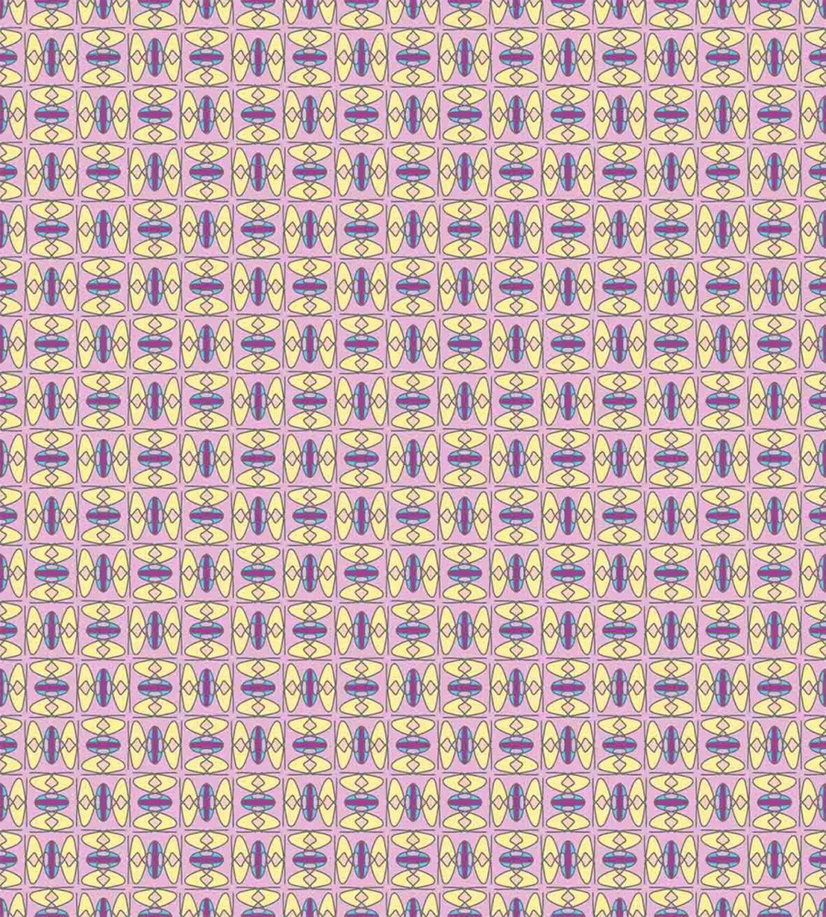 Retro Colorful Funky Tiles — Pattern