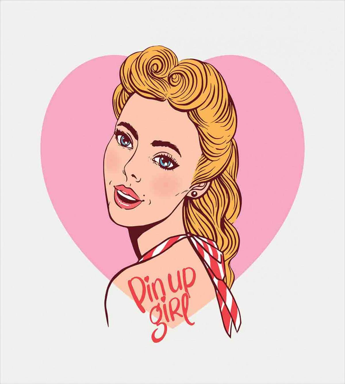 Smiling Blonde Girl — Pattern