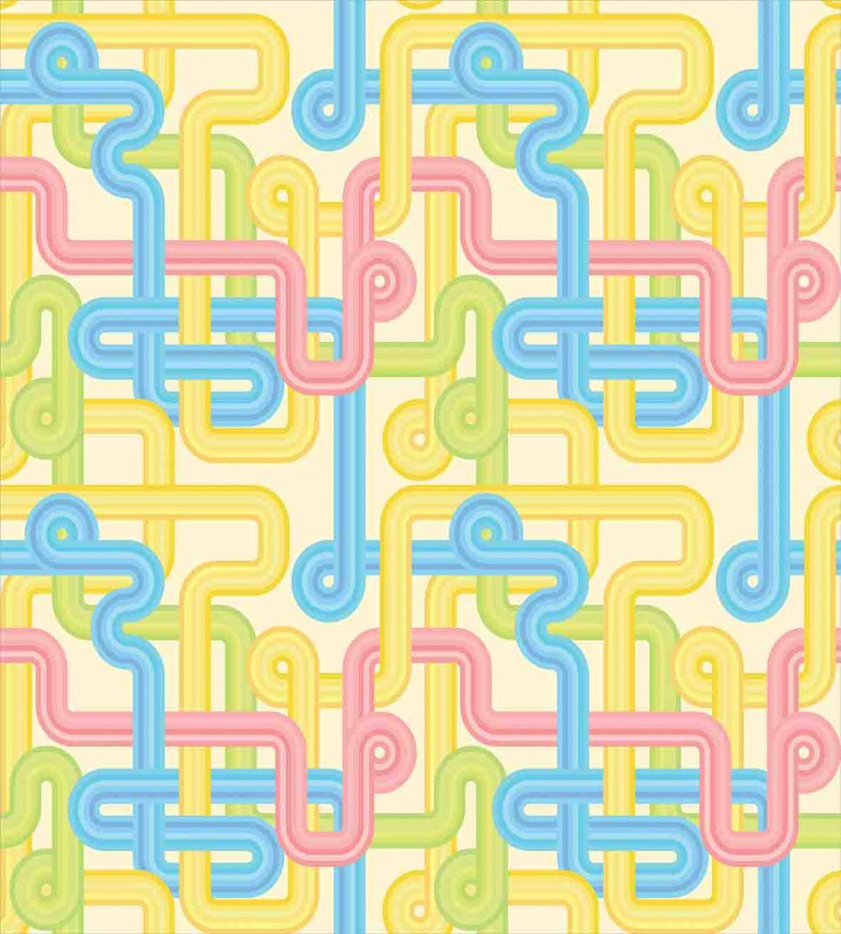 Labyrinth Pastel Color — Pattern