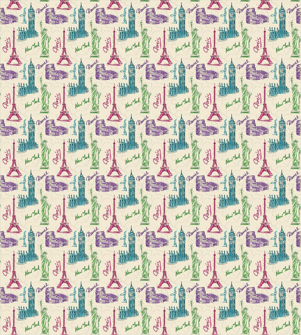 Colosseum Big Ben Tourist — Pattern