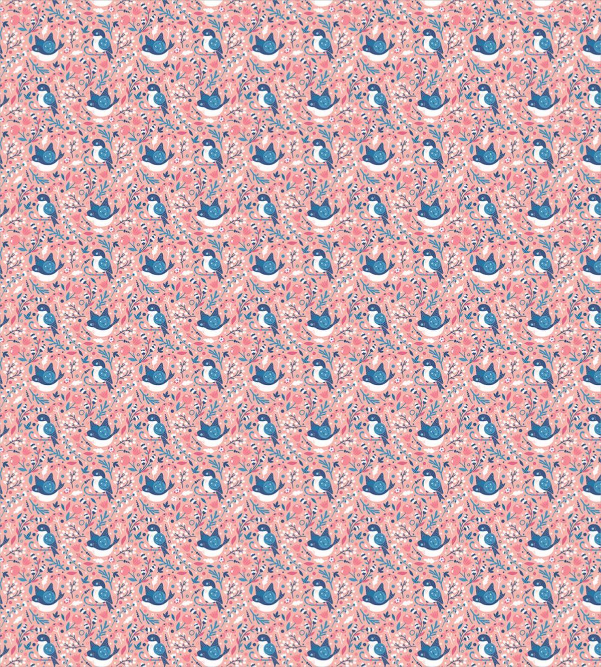 Spring Garden Bird Beauty — Pattern