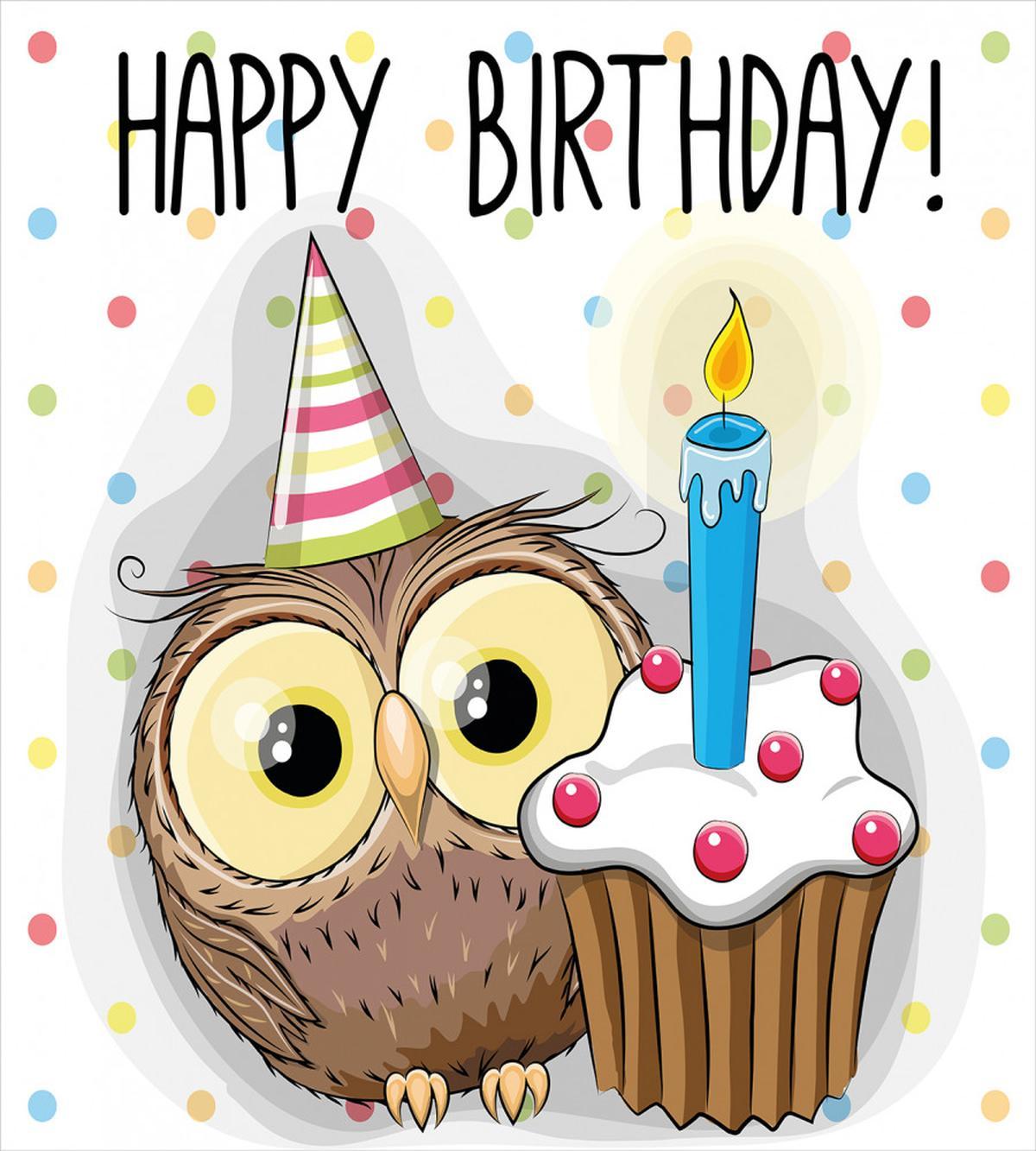 Baby Owl Party Cake — Pattern