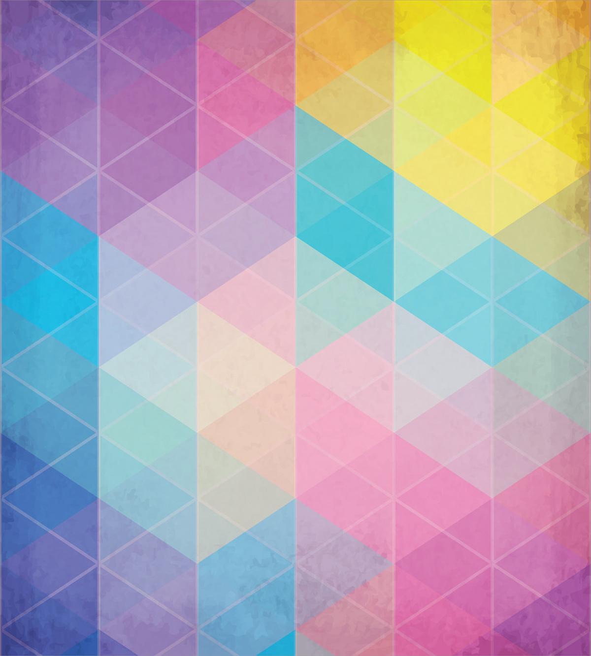 Triangles Dreamy Colors — Pattern