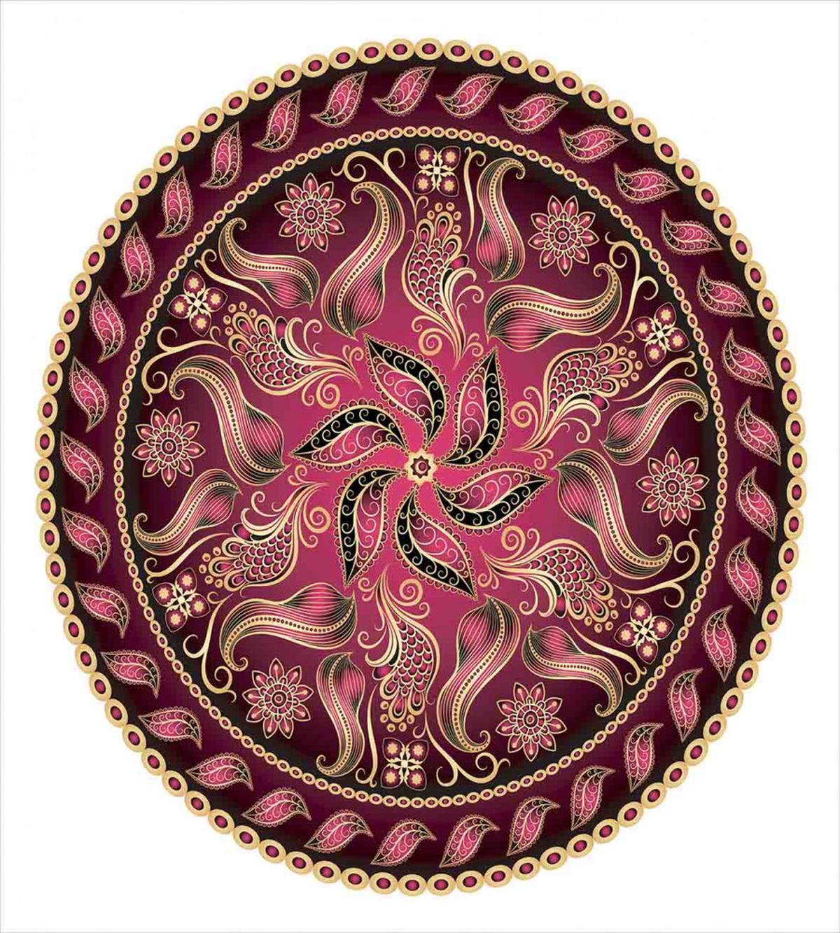 Red Mandala Pattern — Pattern