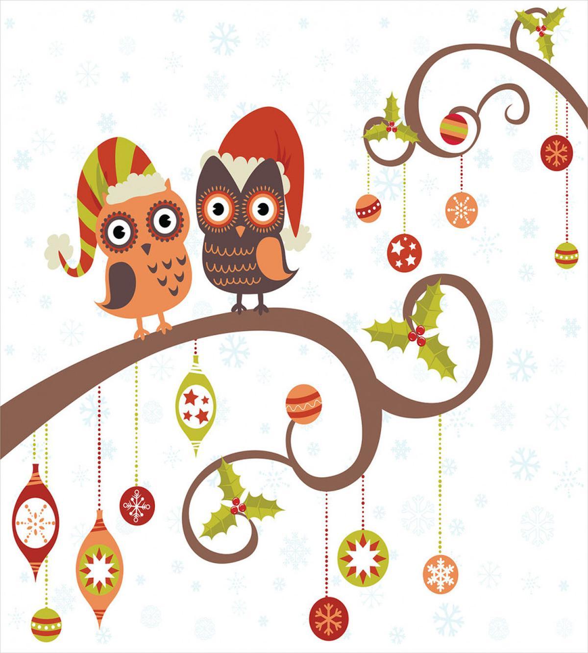 Noel Owls Folkloric — Pattern