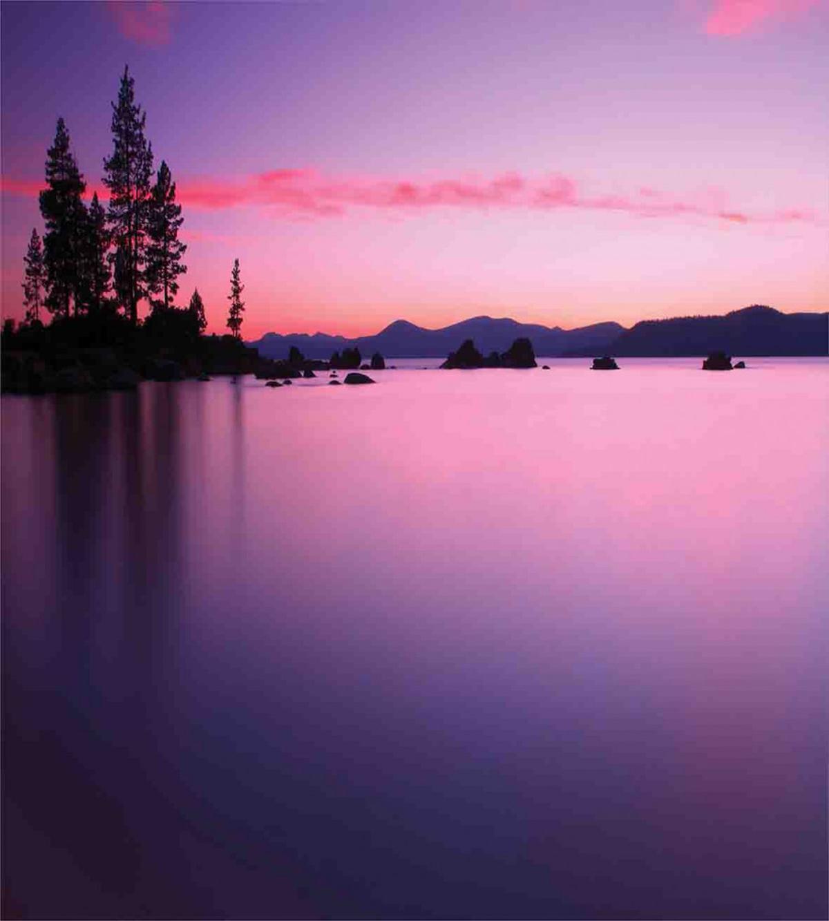 Hazy Calm Lake Tahoe — Pattern