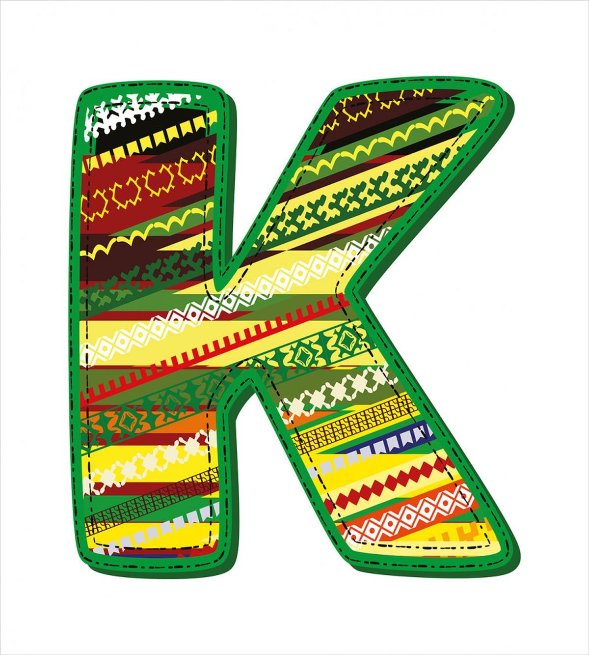 K Green Childish Fun — Pattern