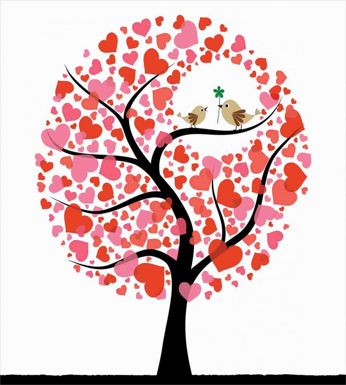 Nature Flirting Birds — Pattern