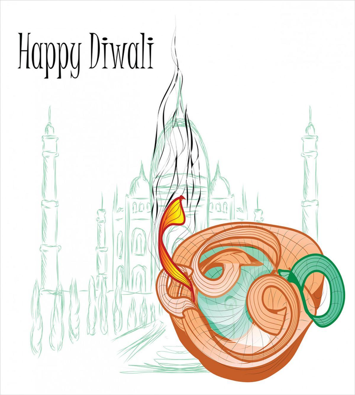 Sketchy Diwali — Pattern