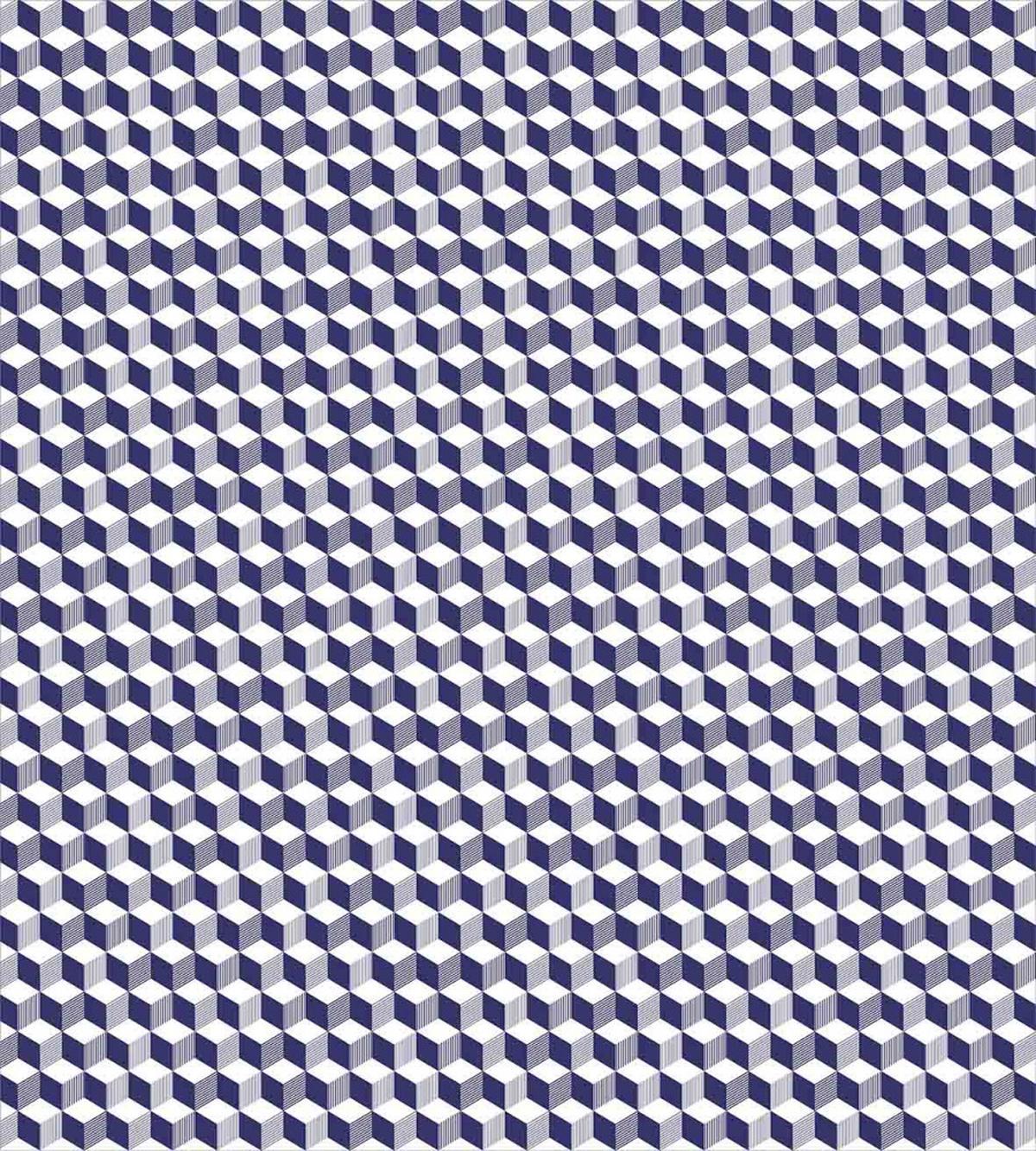 Abstract Cube Stripes — Pattern