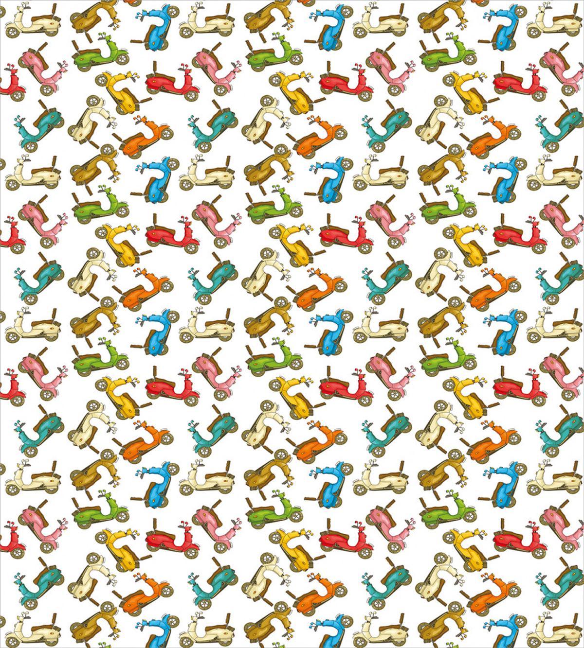 Italian Moped Retro — Pattern