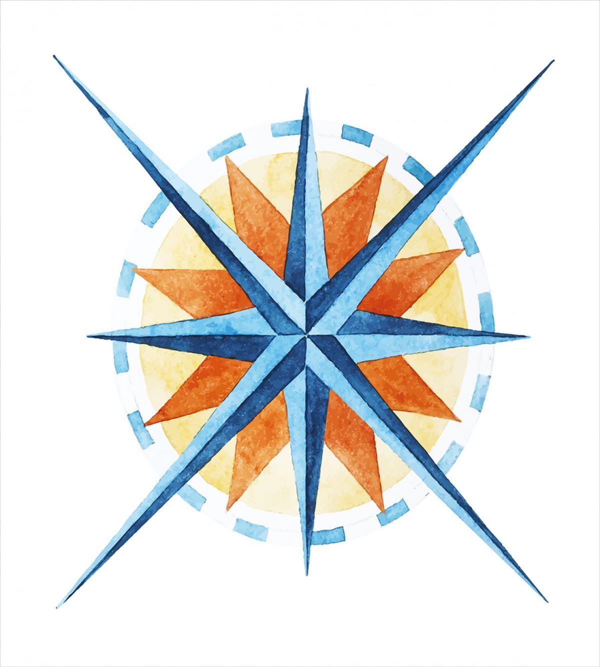 Watercolor Directions — Pattern