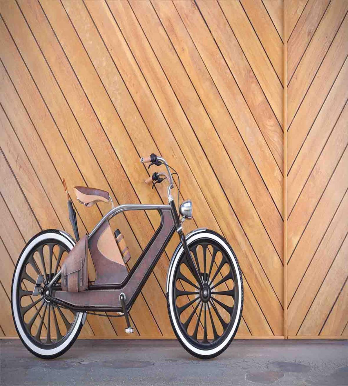 Vintage Bicycle Wall — Pattern