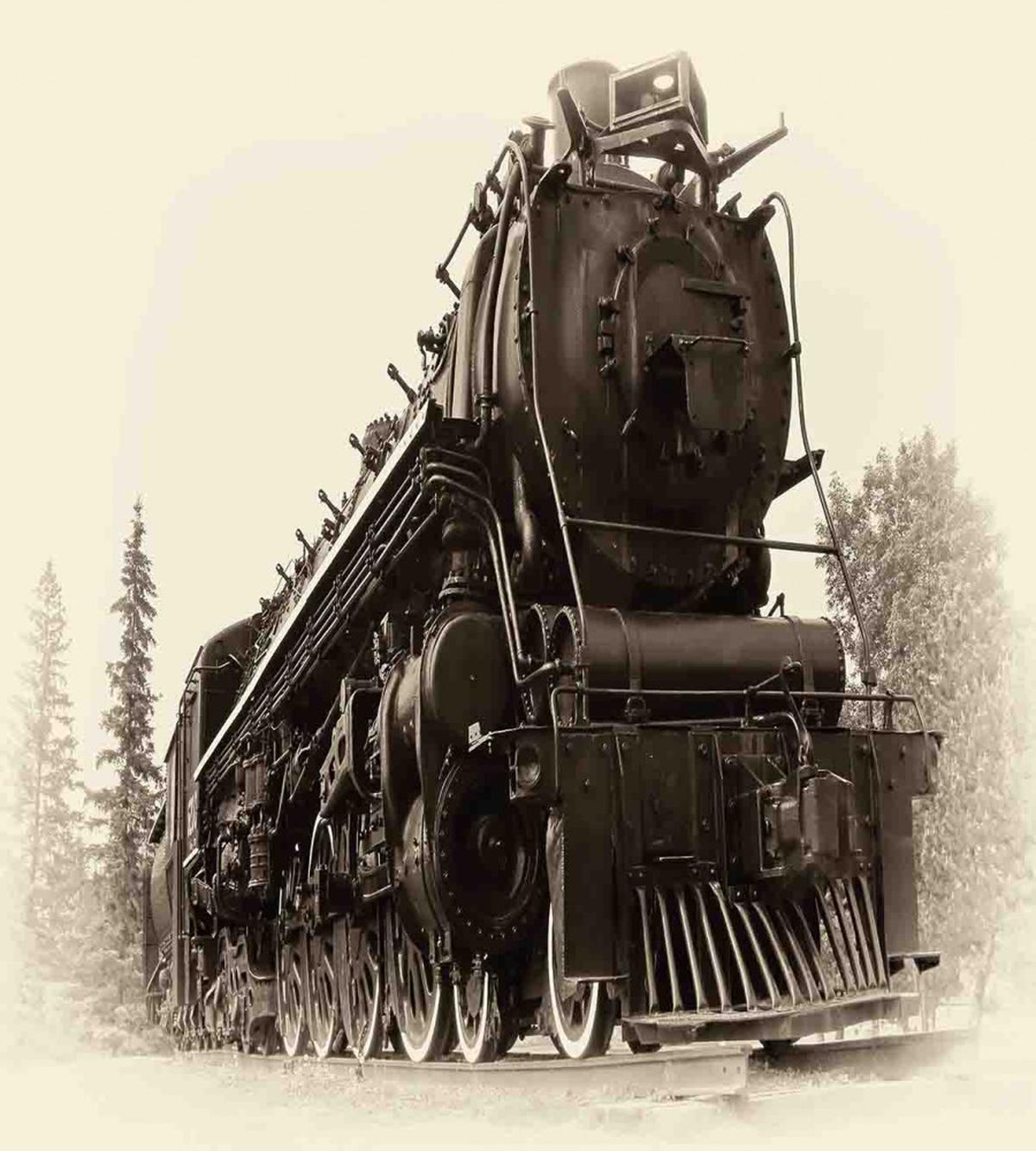 Antique Train Art — Pattern