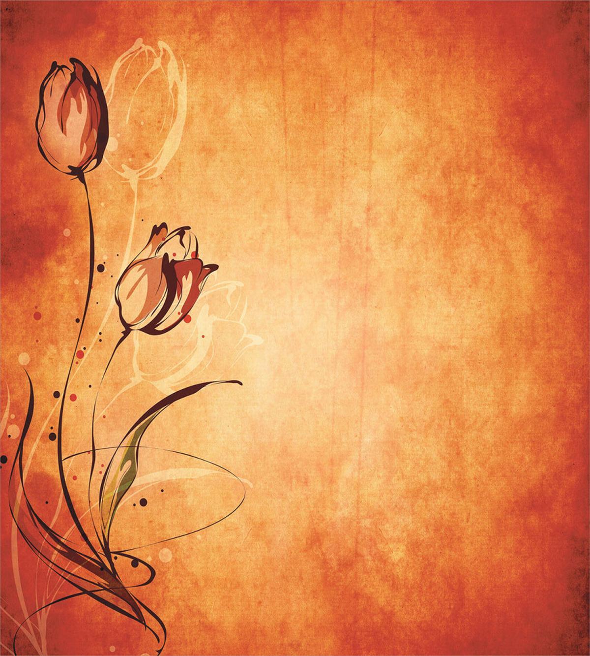 Vintage Style Rose Bloom — Pattern