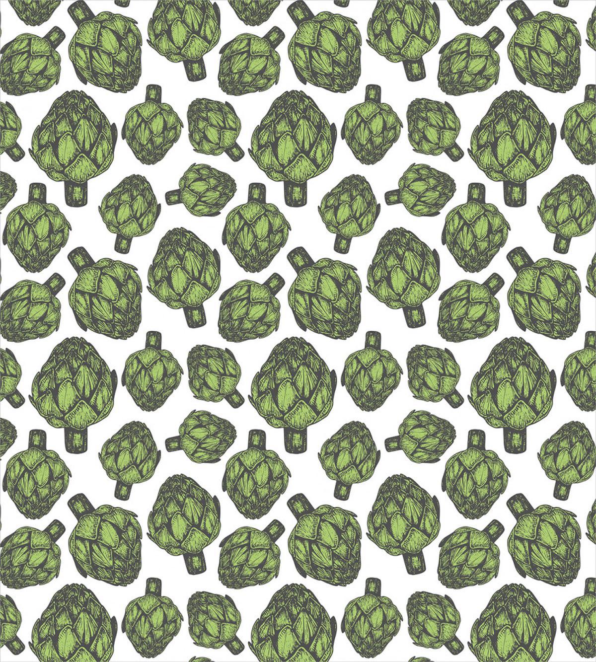 Detailed Drawing Food — Pattern
