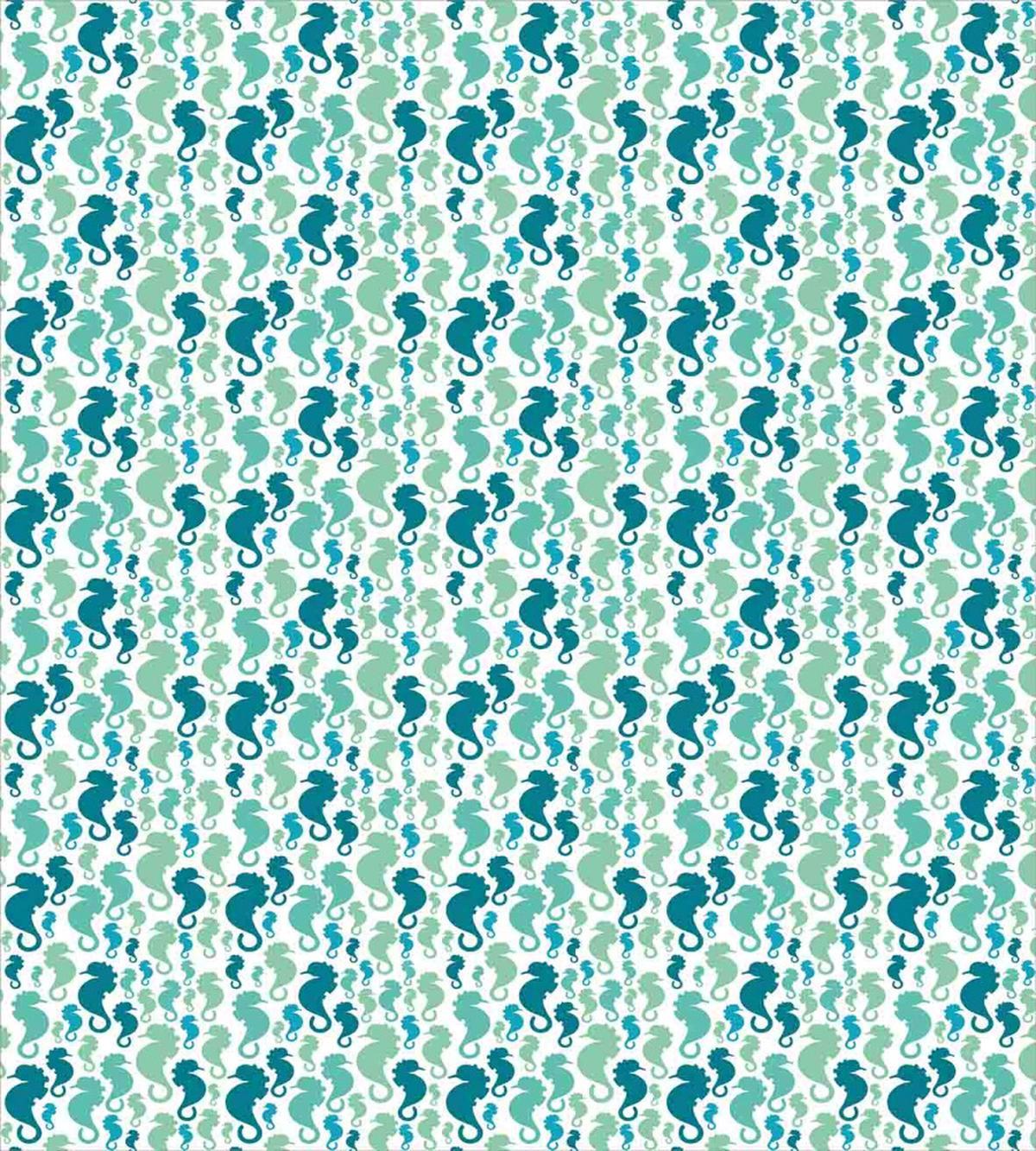 Silhouette Sea Horse — Pattern