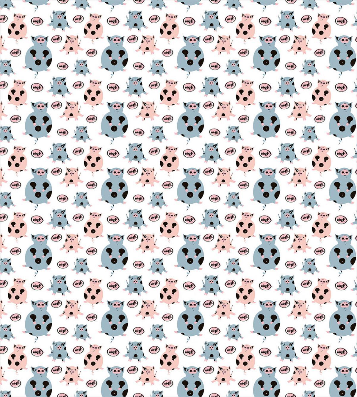 Cartoon Pigs Art — Pattern