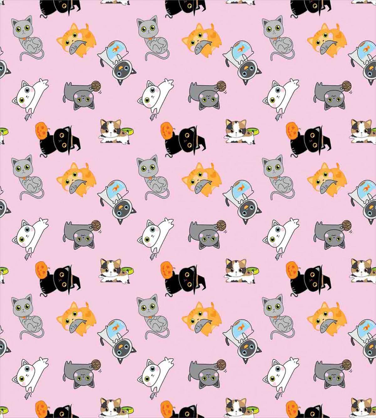 Colorful Baby Kittens — Pattern